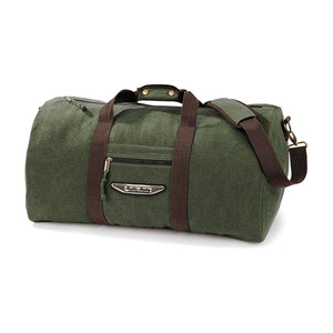 VINTAGE CANVAS TRAVEL BAG - AUSTIN HEALEY