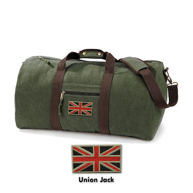 VINTAGE CANVAS TRAVEL BAG - UNION JACK