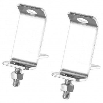SUPPORTS, LAMPE SPOT, ACIER INOXYDABLE, LA PAIRE
