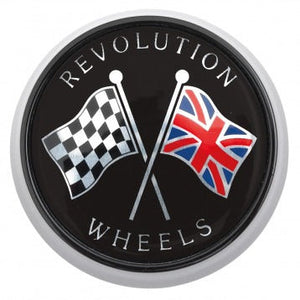 HUB CAP, REVOLUTION WHEELS