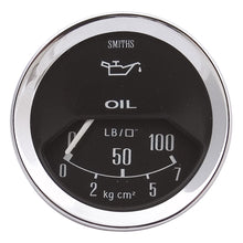 Load image into Gallery viewer, OIL PRESSURE GAUGE, PSI, 52mm, BLACK