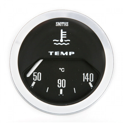 WATER TEMPERATURE GAUGE, °C, 52mm, BLACK