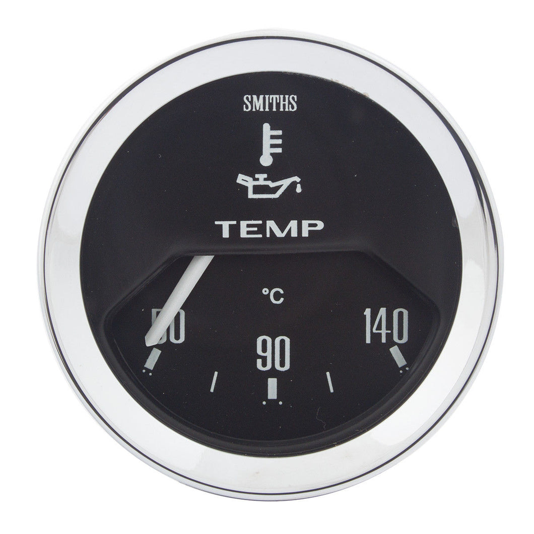 JAUGE DE TEMPÉRATURE D'HUILE, °C, 52mm, NOIR