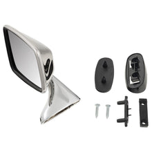 Load image into Gallery viewer, LEFT DOOR MIRROR, FLAT, STAINLESS STEEL, AFTERMARKET