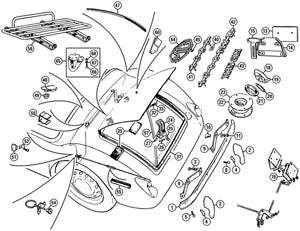 FASTENER KIT, REAR BUMPER, MGA