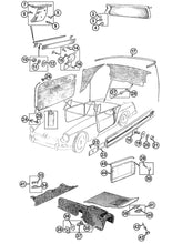 Load image into Gallery viewer, FITTING KIT, TRIM PANELS , BLACK
