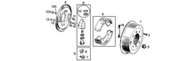 Load image into Gallery viewer, BRAKE SHOE SET, FRONT