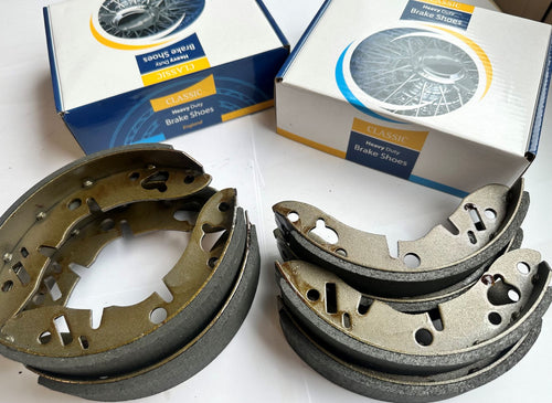 BRAKE SHOE SET, AXLE SET, REAR , SPRITE, MIDGET, MINI, REPRO