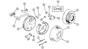 BRAKE DRUM, REAR WITH BULT IN SPACER, MINI "S", 1275GT