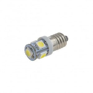 LED-LAMP, SCHROEF MES E10, 12V, 2,2W, WIT, NEGATIEF