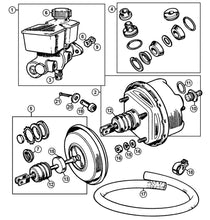 Load image into Gallery viewer, MASTER CYLINDER BRAKE, DUAL LINE SYSTEM, MGB &amp; MGB GT, TRW