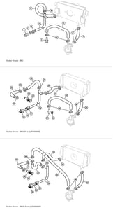 HOSE, CYLINDER BLOCK TO WATER VALVE