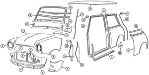 REPAIR PANEL, CLOSING, LH