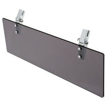 Load image into Gallery viewer, SMOKED PLEXIGLASS SUNVISOR WITH FITTINGS