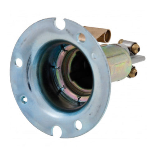 BULB HOLDER LONG, DOUBLE CONTACT, FLAT GLASS
