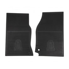 Load image into Gallery viewer, FOOTWELL MATS, RUBBER, BLACK, PAIR TR2-6