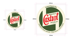 CASTROL RACING STICKER LARGE