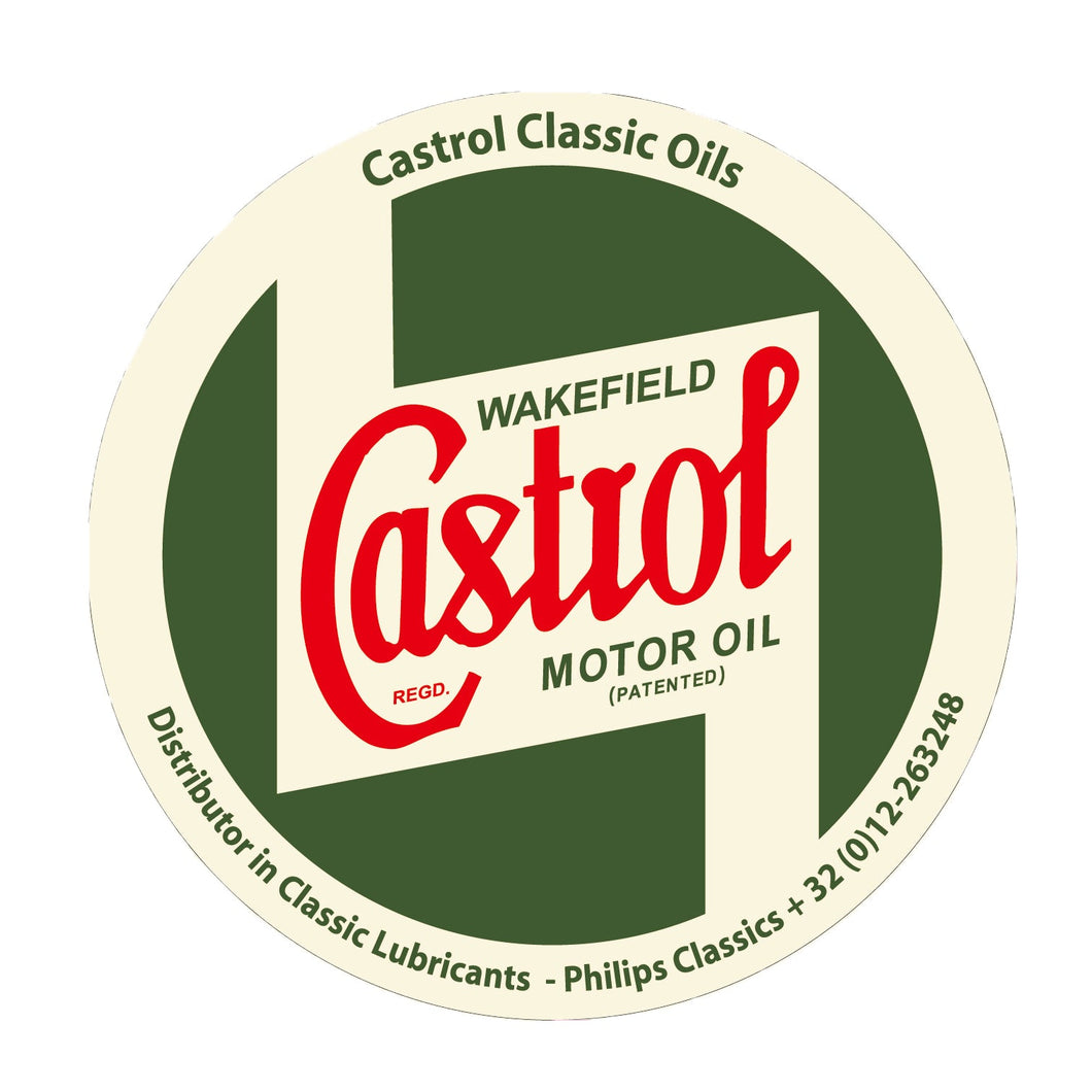 CASTROL RACING STICKER SMALL