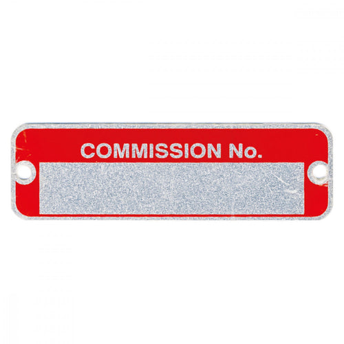 COMMISSION PLATE