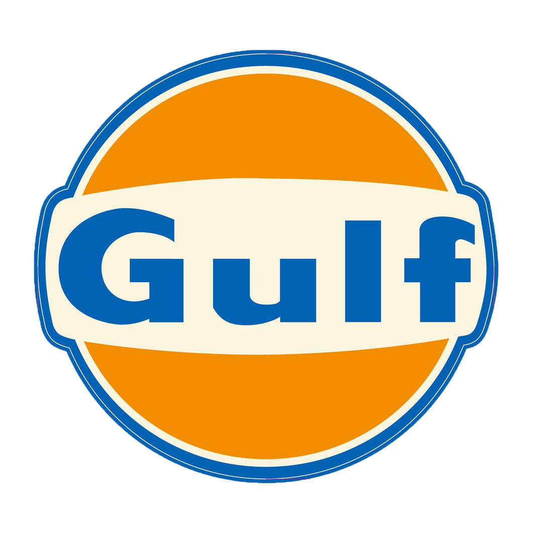 AUTOCOLLANT GULF RACING GRAND