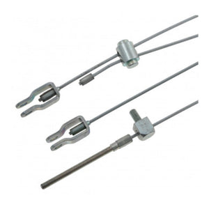HANDBRAKE CABLE, MGB 68-74, WIRE WHEEL MODELS (FACTORY)