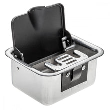 Load image into Gallery viewer, ASHTRAY, BLACK LID, CHROME SURROUND