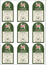 Load image into Gallery viewer, 9PC CASTROL OIL CHANCE &amp; MAINTENANCE STICKERS