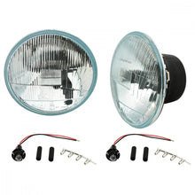 Load image into Gallery viewer, HEADLAMP KIT 7&quot;, WIPAC, WITH PILOT, LHD, HALOGEN BULB H4 INCL.