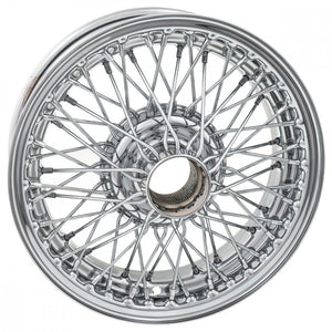 WIRE WHEEL, CHROME, 14" x 4.5", 60 SPOKE