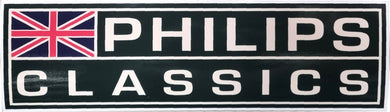 PHILIPS CLASSICS DARK GREEN RACING STICKER