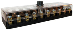 FUSE BOX 10 WAY SCREW TERMINALS