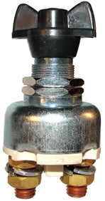 BATTERY ISOLATOR, METAL, FIXED KEY