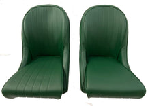 Load image into Gallery viewer, PAIR, VINTAGE LOW ROUND BACK, BUCKET SEATS + RUNNERS