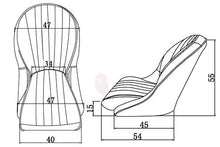 Load image into Gallery viewer, PAIR, VINTAGE LOW ROUND BACK, BUCKET SEATS + RUNNERS