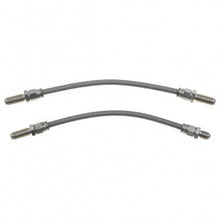 Load image into Gallery viewer, BRAKE HOSE SET, REAR, PAIR, STAINLESS STEEL BRAIDED