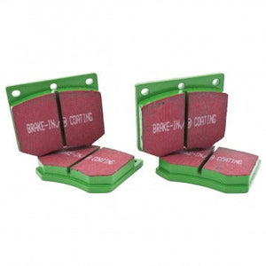 JEU DE PLAQUETTES DE FREIN, MÉTRIQUE, EBC GREENSTUFF