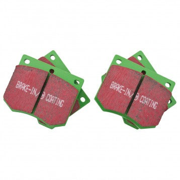 JEU DE PLAQUETTES DE FREIN, MÉTRIQUE, EBC GREENSTUFF