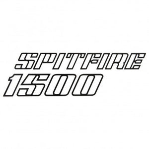 STICKER, MOTORKAP, SPITFIRE 1500, ZWART