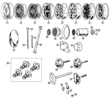 Afbeelding in Gallery-weergave laden, WHEEL NUT, PLAIN, STAINLESS STEEL, MGB