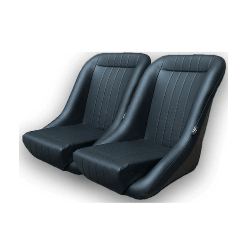 CLUBMAN BUCKET SEATS, BLACK, PAIR