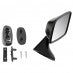 DOOR MIRROR, FLAT, BLACK, RH