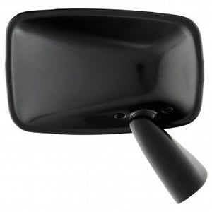 DOOR MIRROR, FLAT, BLACK, RH