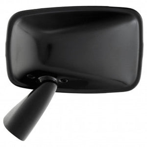 DOOR MIRROR, FLAT, BLACK, LH