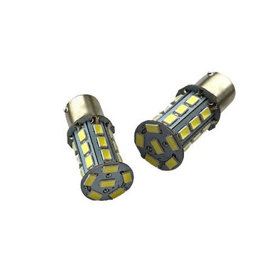 LED BULB 12V, DUAL CONTACT BAYONET, OFF SET PINS, PAIR