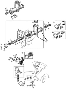 SLAVE CYLINDER, MGA, MGB, REPRO