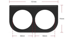 Load image into Gallery viewer, CLOCK GAUGE, 52MM, BLACK FACE REPRO