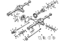 Afbeelding in Gallery-weergave laden, NAAF, DRAADWIEL, ACHTER, SPLINES, 8 TPI, RH, MGB(67-80)