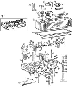 VALVE SPRING SET, MGA, MGB