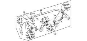 END STOP BRACKET, ANTI-ROLL BAR, 9/16"