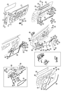 HANDLE, DOOR, INTERIOR, LH, SPIT